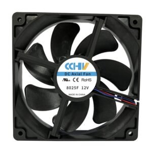 12V 24V High Speed IP68 8025 Series F DC Fan
